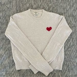 Sunday Best Cropped Heart Sweater